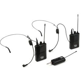 Galaxy Audio GTU-SHP5AB GTU Galaxy Trek UHF Dual Wireless Headset Mic System