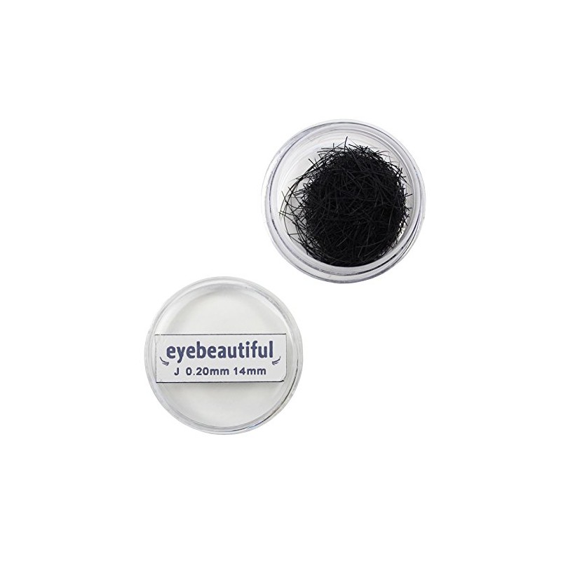Eyebeautiful Individual Loose Silk Lashes .20mm C Curl 14mm Eyelash