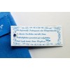 Fairtrade Women's Cosmetic Bag with Embroidery Blue Red 12 x
