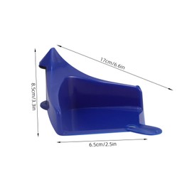 Alipis Automotive Car Ramp Wheel Block Chock Block for Truck Tire Block Heavy Duty Wedge Car Ramps Heavy Duty Ramp for Car Wheel Chock Ramps for Driveway Tire Ramp Vehicle Chock Blue