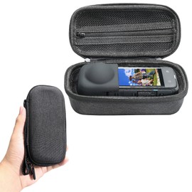 Buziba Hard Carrying Case for Insta360 X4 Portable Travel Storage Case Hard Protective Case, gray, Lightweight