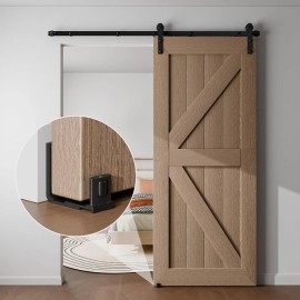 Ccjh Sliding Door Stabilizer Anti-Swing Wheel Stopper for Wooden Floor Guide