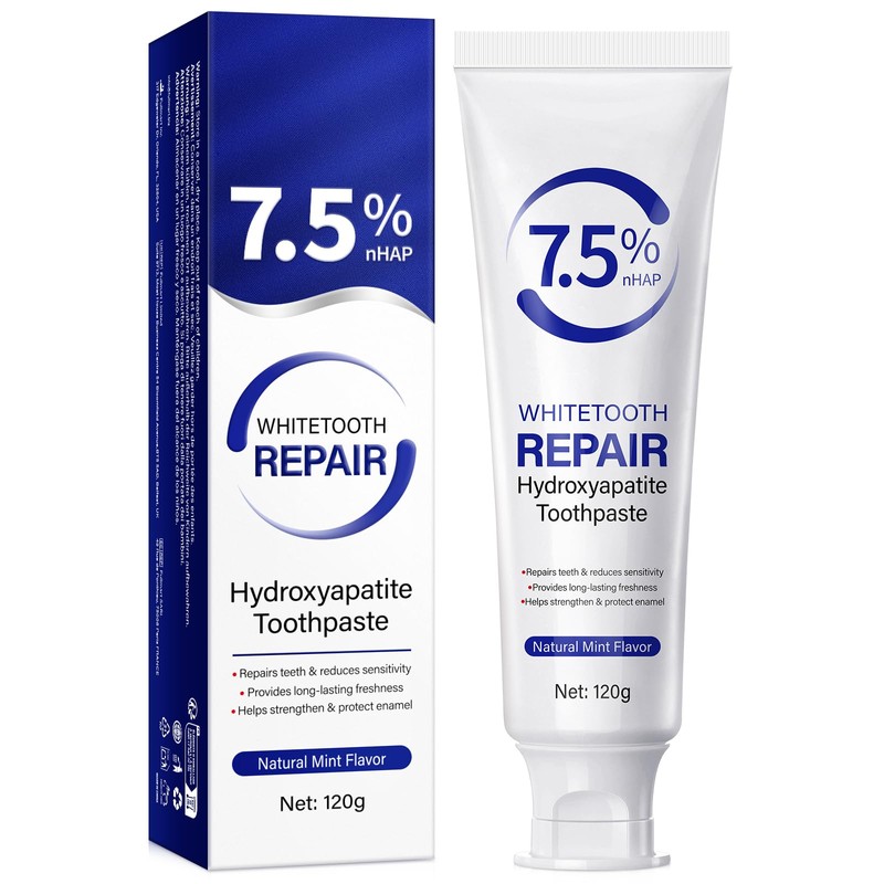 Hydroxyapatite Toothpastes for Enamel Protection and Tooth Strengthening, Fluoride-Free Toothpastes