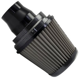 AERZETIX - C64452 Sport Air Filter Diameter 65 mm Universal Colour Carbon Fibre for Racing Car Tuning Body Car Motorcycle Mechanical Decoration Engine Air Intake System