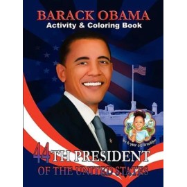 Barack Obama Activity & Coloring Book
