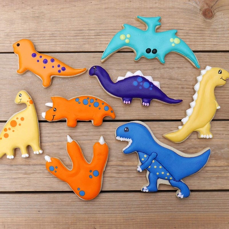 Sweet Cookie Crumbs Dinosaur Cookie Cutter Set - 8 Piece