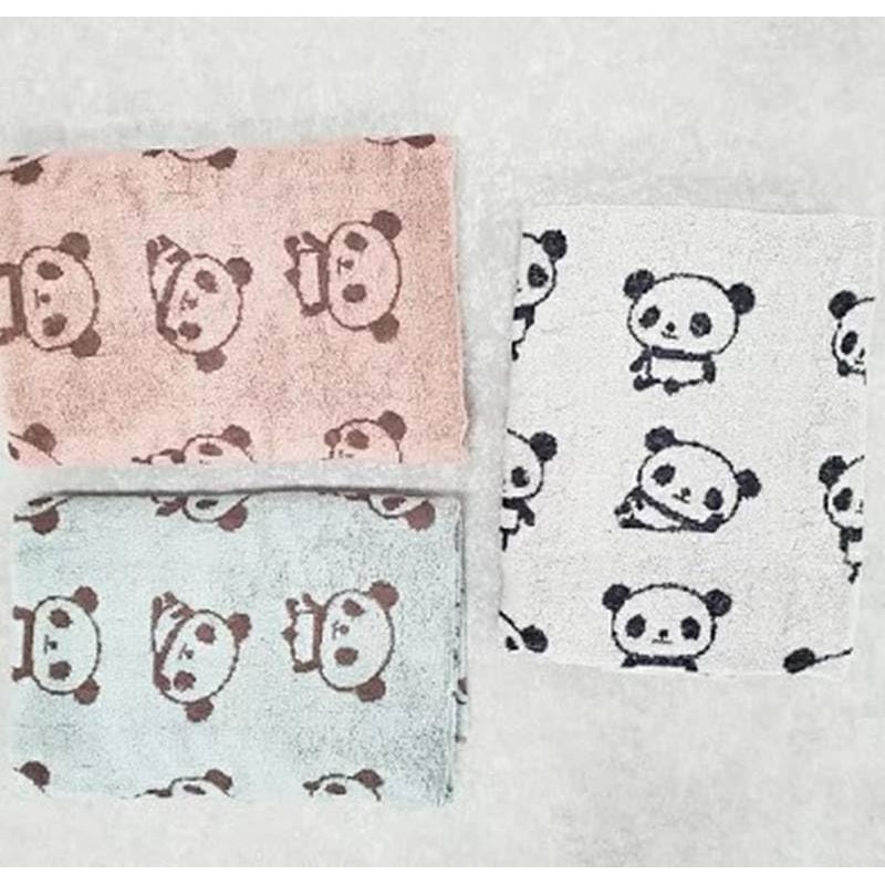 Panda Jacquard Face Towel [TL-F75-2B] Pink