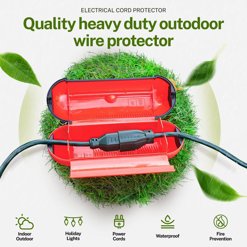 Electrical Wire Cover Extension Cord Protector for Outdoor Cables Protect