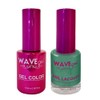 WAVEGEL Soak-Off Gel & Nail Lacquer Matching Duo Set -