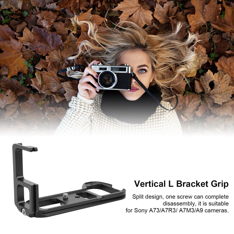 Metal L Type Quick Release Plate Vertical L Bracket Grip