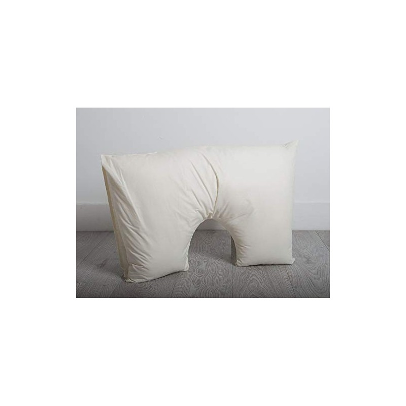 Lancashire Textiles The inset Neck/ Shoulder Side Sleepers Polycotton Pillow