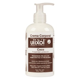 UIIXOL Crema Corporal de Coco 100 Natural  Prosperidad y Proteccin Ancestral  Hidratacin Profunda con Manteca de Karit  Aroma Dulce Tropical  250...  