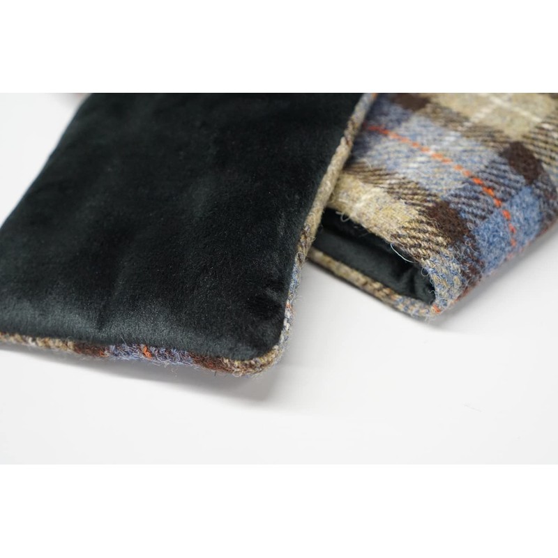 Sleeping Sheep Harris Tweed Short Scarf, Padded, Unisex, Easy to