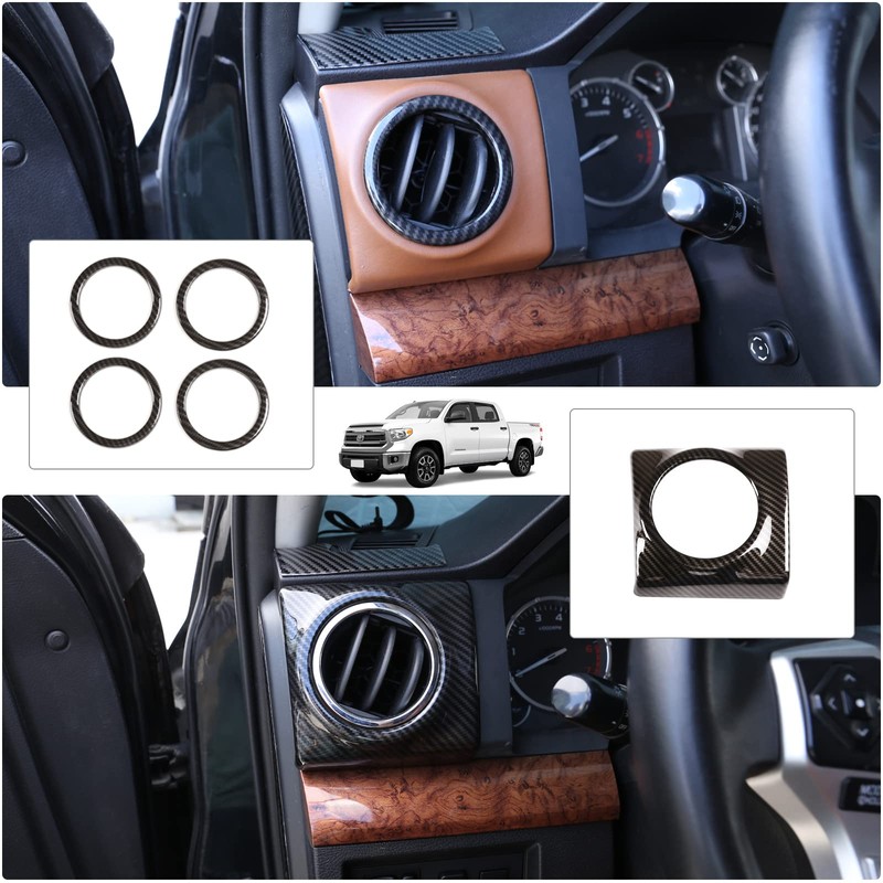 Fit for Toyot@ Tundra 2014-2021 Car Center Console Decoration Kit