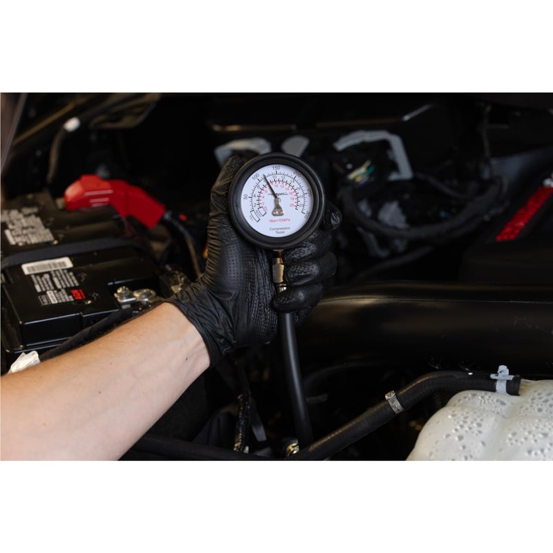 Mityvac MV5530 Engine Compression Test Kit, Manual Pressure Release, 2-3/4