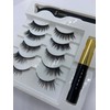 SiLashes Magnetic Eyelashes Russian Volume Extension Look 5Pairs 3D Natural