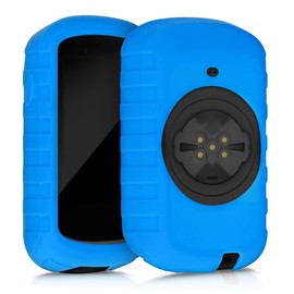 kwmobile Hülle kompatibel mit Garmin Edge 830 - Silikon GPS Fahrrad Case Schutzhülle - in Blau