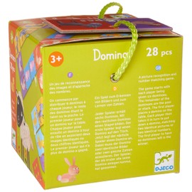 Djeco DJ08158 Domino Zwierzeta z farmy, Multicolour