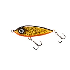 Abu Garcia Svartzonker McSnack, Fishing Hook, Hard Lures, Predator Fishing, Jerkbait Pike Lure,Unisex, Golden Minnow, 22g | 90mm