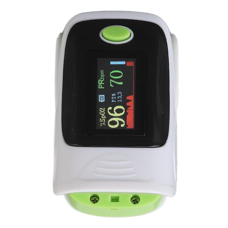 Fingertip Pulse Oximeter Adjustable Automatic Portable OLED Blood Oxygen Saturation