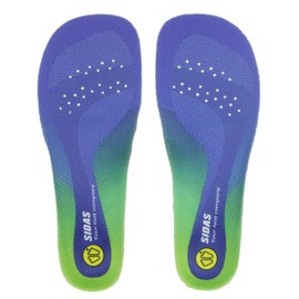 Sidas Insole Comfort Junior 2017 310896102, Blue x Green, 7.3 - 7.9 inches (18.5 - 20 cm)