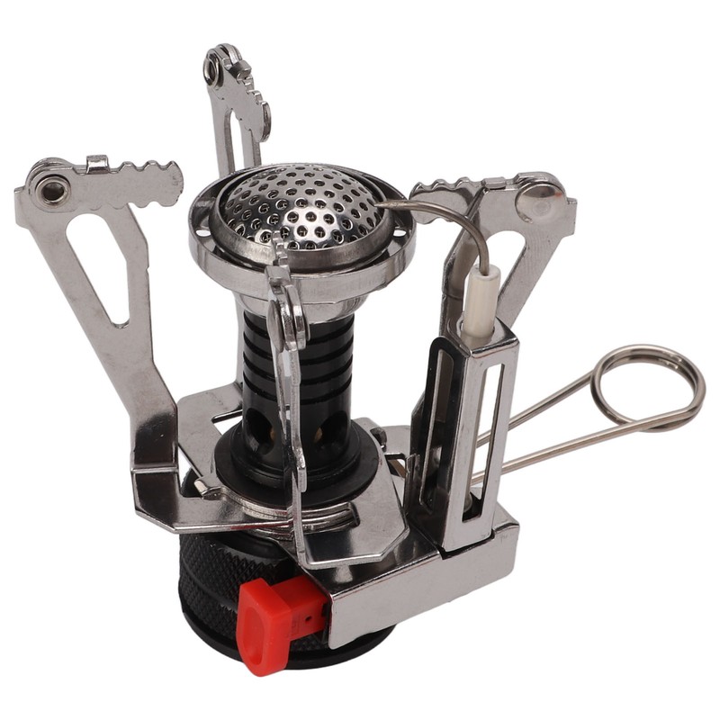 Mini Gas Stove Folding Piezoelectric Ignition Stable Support Portable Camping