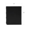 New View Gifts Faux Leather Mini Photo Album-Black