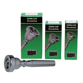 Gewa 710010 Mundstück Trompete 10 U, versilbert