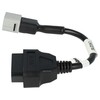 vhbw OBD2 Adapter 6 Pin to OBD2 16 Pin Compatible