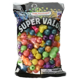 Pop Beads 12mm & 25mm 113g, Pearl Multicolor