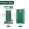 Green Pet Double-Sided Flea Comb Set 3Pcs 3.35in/8.5cm