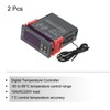 MECCANIXITY 2 Pack STC-1000 10A AC 110-120V Digital LED Temperature