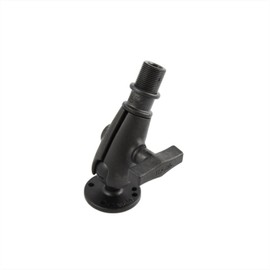 RAM MOUNTS RAM-112U VHF Antenna Mount & Round Base Set 1 inch - 14 Screw Diameter 1.5 Inch Ball
