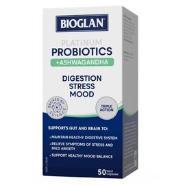 Bioglan Platinum Probiotic + Ashwagandha Cap X 50