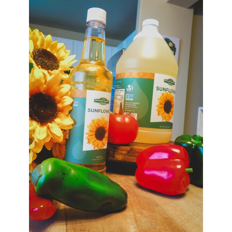 Healthy Harvest Productions Sunflower Oil 750ml Bottle