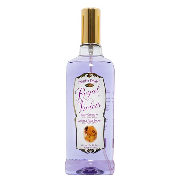 Agustin Reyes Royal with Aloe Vera Violets - Baby Cologne Spray Bottle by Royal Violets. (1)