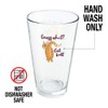 LOGOVISION Guess What Cat Butt 16 oz Pint Glass, Tempered