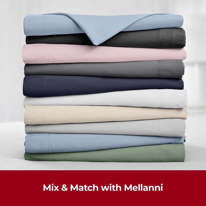 Mellanni Single Fitted Sheet - All Around Elastic - 30