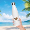 Kadoc Elle est ou la Poulette Insulated Flask White