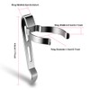 BDKMMS 2Pcs Flashlight Clips, Removable Belt Pocket Clips Replacement Mental