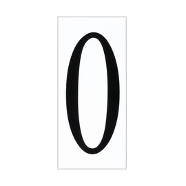 Seagull 90610-68 Traditional Address Number Tile from Address Light Collection in White Finish, 5.00 inches