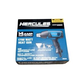 Hercules 14 Amp 1700 watts heat gun with digital LCD display fan 6 speed 1200° F