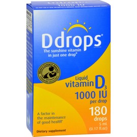 VIT D,1000 Iu,180 Drops