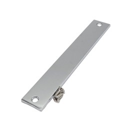 Dummy Mortise Filler Plate | 86 Prep Blank Cover | 1-1/4" x 8" | Mortise Lockset Blank | Brushed Chrome