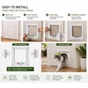 4-Way Locking Pet Door for Cats & Dogs – Secure