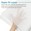SYBECHATF Foam Flat Screen TV Cover and Bubble TV Protective