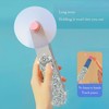Mini Portable Fan with Rhinestone Decor Bling Foldable Battery Operated