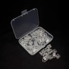 HiCHN RJ45 Plug Protector Dust Covers 50 Pcs Transparent Click