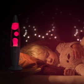 Vanful Liquid Motion Lamp for Adults Pink Magma Lamps for Bedroom and Home Decor Bulb Included 13 Inch Night Light with Sliver Base for Kids