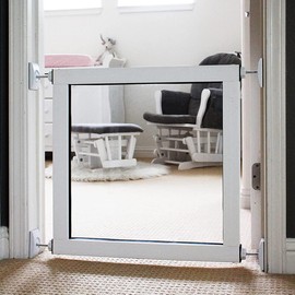 ClearVis Home Partition 24" Height | Premium Secure Room Divider & Barrier | Easy Install for Room, Hallway, Stairs, & Doorway | 31"-36" Width Range